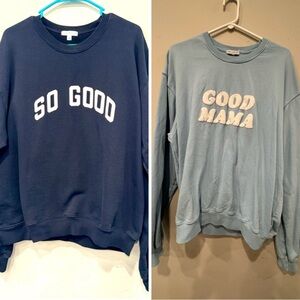 Good American 2 sweatshirt bundle  Size 4 (L/XL)